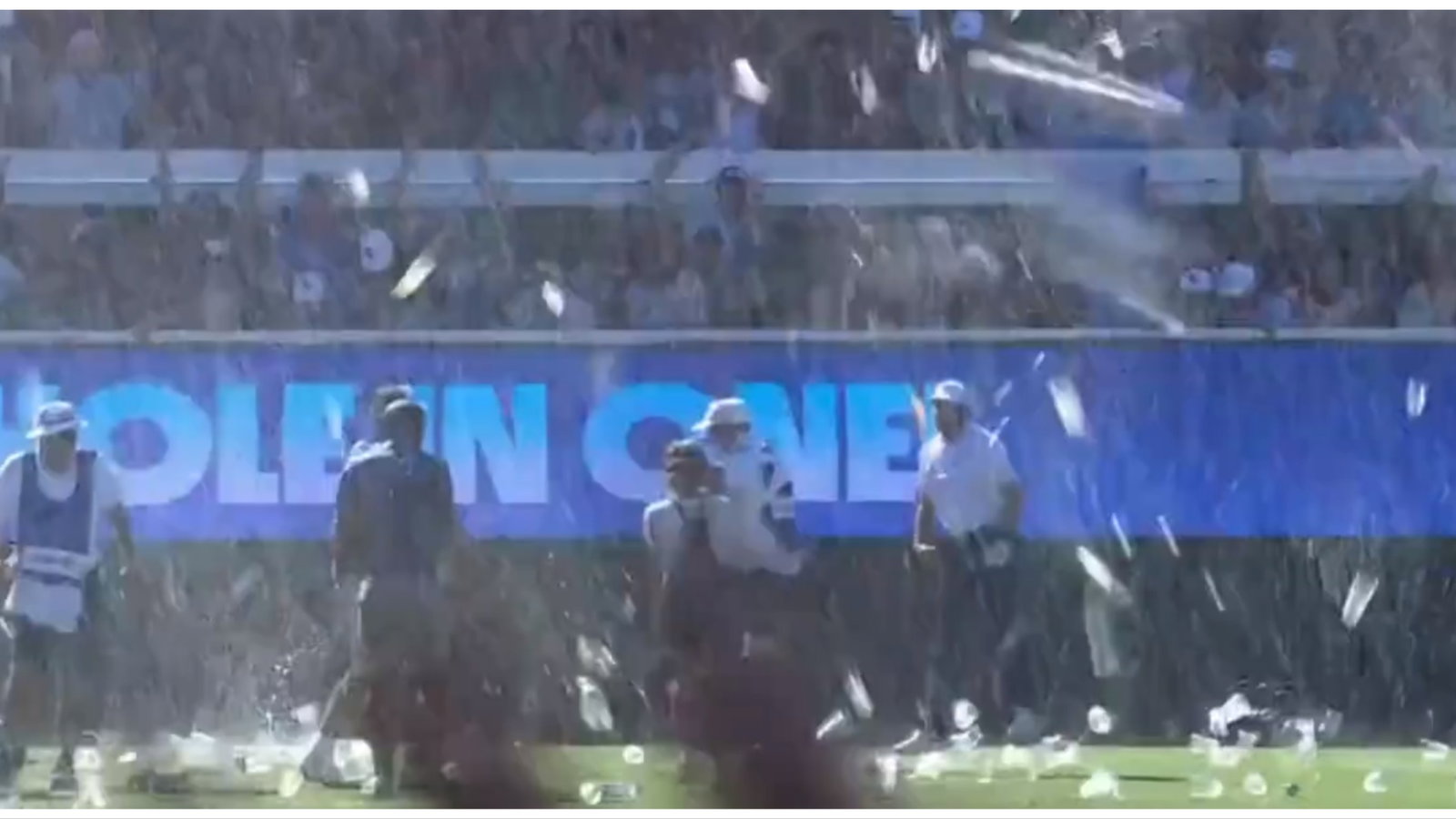 Watch Chase Koepka send LIV Golf crowd WILD with hole-in-one!